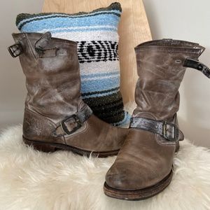 Frye 'Veronica  Short' Slouchy Boot, Gray, size 7